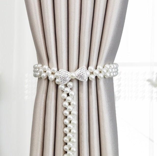 Abrazaderas para cortinas de alta calidad, soporte elástico, gancho con hebilla, clip, elegante y moderno, accesorio decorativo de poliéster para el hogar, práctico sujetador de cortinas, alzapaños hechos a mano para el hogar, cocina u oficina.
