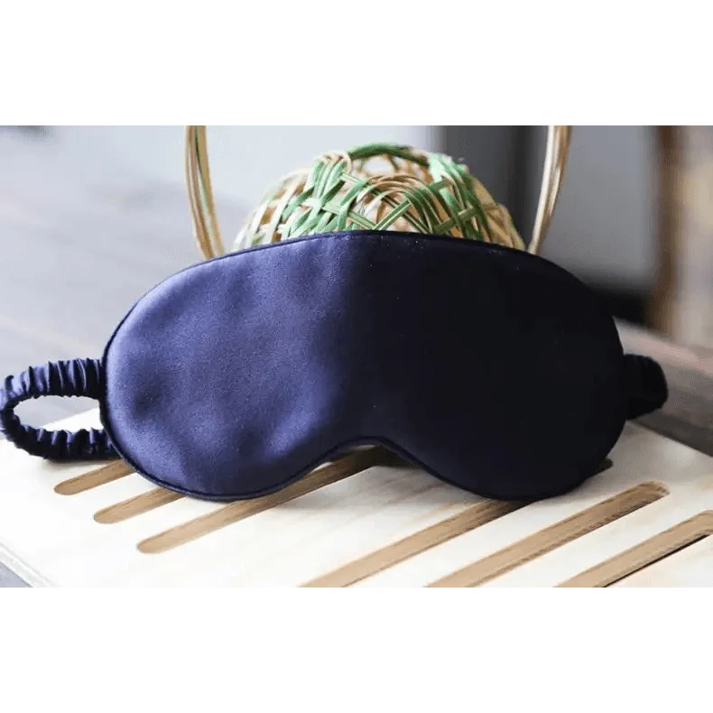 Antifaz de seda de morera supersuave para dormir, con correa elástica, parche ocular para viajes, antifaz suave para siestas, cubierta para ojos, máscara para dormir de noche para mujeres