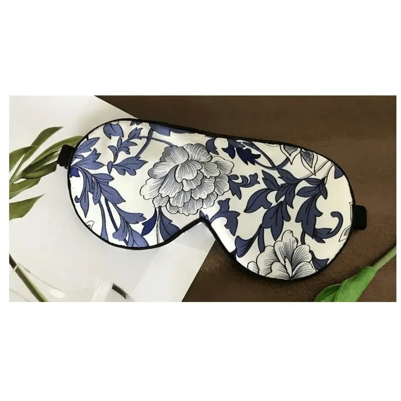 Antifaz de seda de morera supersuave para dormir, con correa elástica, parche ocular para viajes, antifaz suave para siestas, cubierta para ojos, máscara para dormir de noche para mujeres