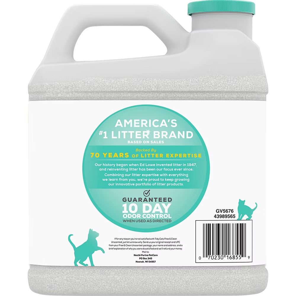 Arena aglomerante Tidy Cat sin aroma para pala (9.07 kg)