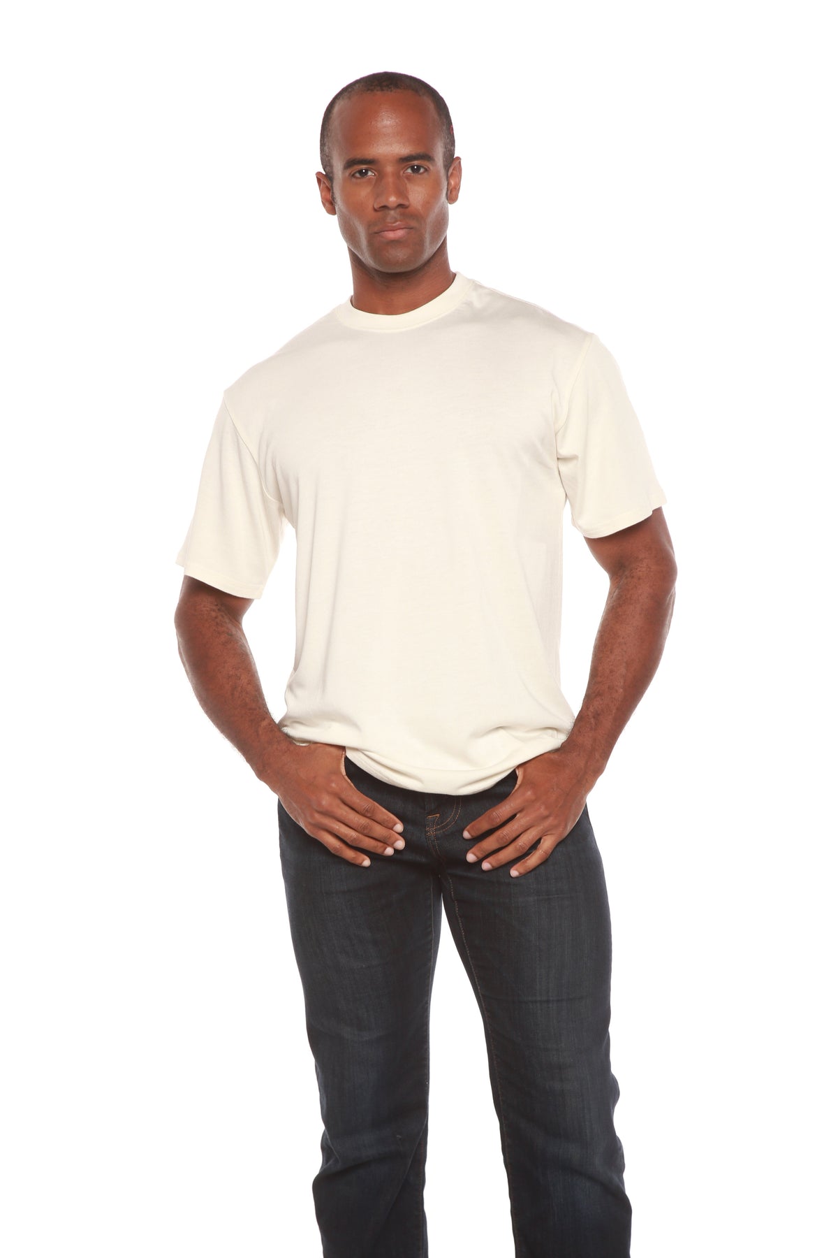 Camiseta de bambú viscosa para hombre – Algodón orgánico, corte clásico