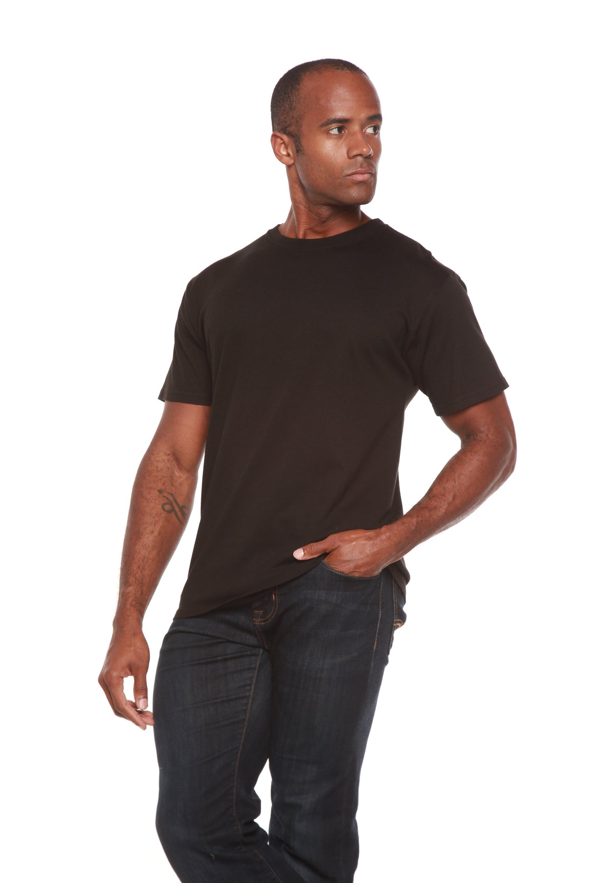 Camiseta de bambú viscosa para hombre – Algodón orgánico, corte clásico