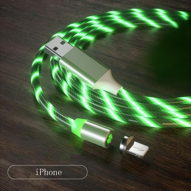 كابل شحن مغناطيسي للهاتف بمنفذ USB، سلك شحن مغناطيسي، شاحن سيارة، كابل بيانات مغناطيسي للهواتف بمنفذ Micro USB، كابل بيانات مضيء، شحن سريع، كابل مغناطيسي 360 درجة، سلك شحن مغناطيسي للهاتف بمنفذ Micro USB.