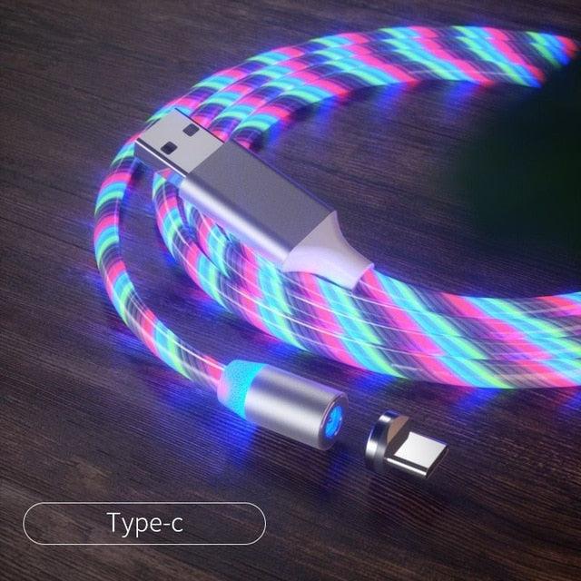 كابل شحن مغناطيسي للهاتف بمنفذ USB، سلك شحن مغناطيسي، شاحن سيارة، كابل بيانات مغناطيسي للهواتف بمنفذ Micro USB، كابل بيانات مضيء، شحن سريع، كابل مغناطيسي 360 درجة، سلك شحن مغناطيسي للهاتف بمنفذ Micro USB.
