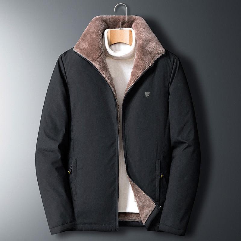 Cálida cómoda para hombre, chaqueta de invierno cortavientos, cálida, gruesa de forro polar, abrigo informal de moda para hombre, diseño único, chaqueta cálida para hombre, chaqueta clásica suave para hombre para senderismo, pesca, viajes, otoño