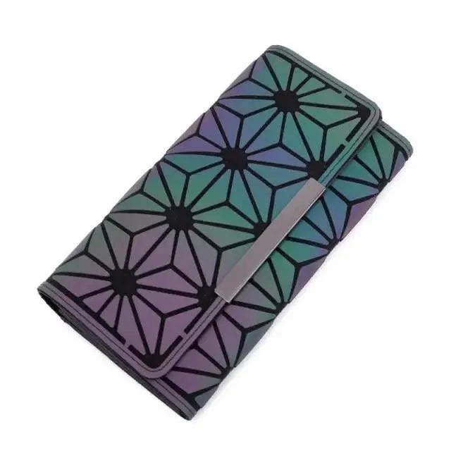 Cartera larga clásica para mujer, billetera vintage delgada con bolsillo con cremallera y tarjetero